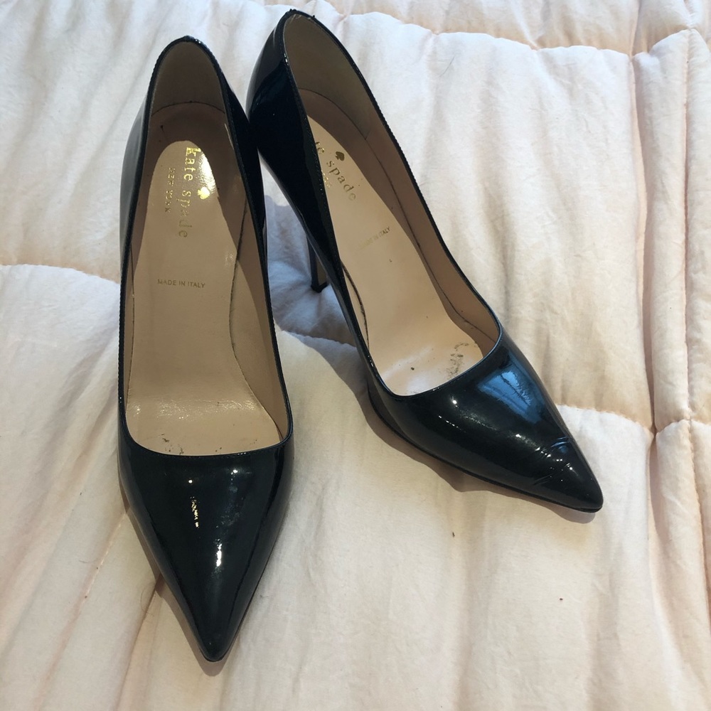 Kate Spade patent leather pointed heels
